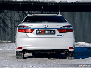 Козырек на стекло Toyota Camry V50 / V55 (2012 - 2018) + УСТАНОВОЧНЫЙ КОМПЛЕКТ