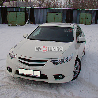 Комплект обвеса "Type-S" для рестайлинга Honda Accord 8 (VIII) / Acura TSX (CU/CW) (2011-2013) + установочный комплект
