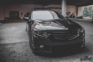 Капот пластиковый var №3 "Agressive Air " Honda Accord 8(VIII) / Acura TSX (CU/CW) (2008-2013)