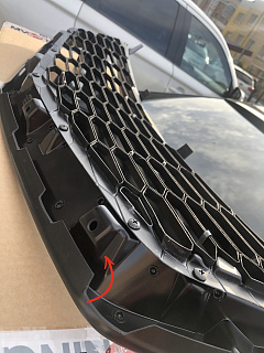 Updated, Обновленная версия! Решетка радиатора "Modulo Style" var №5 Honda Accord 8 (VIII) / Acura TSX(CU/CW) (2008-2010) Updated + УСТАНОВОЧНЫЙ КОМПЛЕКТ