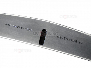 Юбка переднего бампера Modulo Honda Accord 8 (VIII) / Acura TSX (CU/CW) (2008-2013) + УСТАНОВОЧНЫЙ КОМПЛЕКТ
