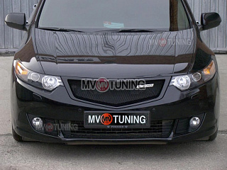 Решетка Радиатора "SPORT" (БЕЗ СЕТКИ) VAR №1 HONDA ACCORD 8 (VIII) / ACURA TSX (CU/CW) (2008-2010) + УСТАНОВОЧНЫЙ КОМПЛЕКТ