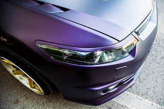 Реснички на фары Honda Accord 8 (VIII) / Acura TSX (CU/CW) (2008-2013) + УСТАНОВОЧНЫЙ КОМПЛЕКТ