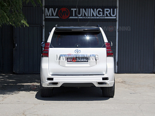 Бампер задний в стиле ELFORD Toyota LC 150 Prado (2009-2014)