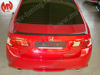 Спойлер лип на крышку багажника Honda Accord 8 (VIII) / Acura TSX (CU) (2008-2013) + УСТАНОВОЧНЫЙ КОМПЛЕКТ