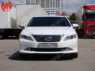 Реснички на фары Toyota Camry V50 (2012-2014) + УСТАНОВОЧНЫЙ КОМПЛЕКТ