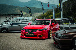 Капот пластиковый var №3 "Agressive Air " Honda Accord 8(VIII) / Acura TSX (CU/CW) (2008-2013)