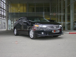 Юбка переднего бампера Type-S Honda Accord 8(VIII) / Acura TSX (CU/CW) (2008-2010) + установочный комплект
