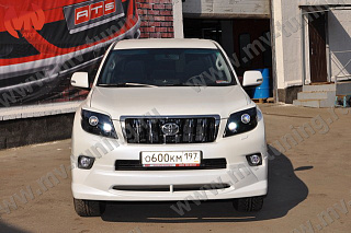 Юбка переднего бампера в стиле JAOS Toyota LC 150 Prado (2009-2014)