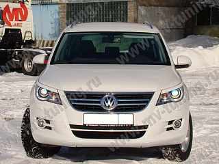  Реснички на фары VW Tiguan (2007-2010) + УСТАНОВОЧНЫЙ КОМПЛЕКТ