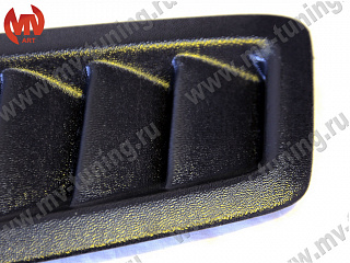 Жабры на капот в стиле RS текстурный пластик Ford Focus 2 (2004-2011)