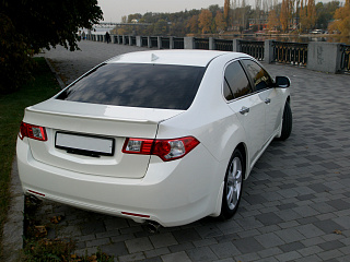 Спойлер лип на крышку багажника Honda Accord 8 (VIII) / Acura TSX (CU) (2008-2013) + УСТАНОВОЧНЫЙ КОМПЛЕКТ