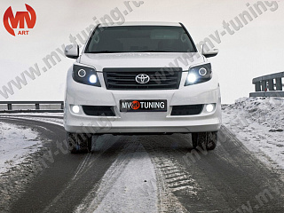 Решетка радиатора в стиле ELFORD  var №2 Toyota LC 150 Prado (2009-2014)