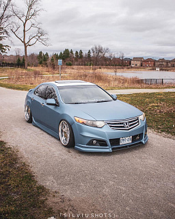 Бампер передний "Modulo Style" Honda Accord 8 (VIII) / Acura TSX (CU/CW) (2008-2013) + УСТАНОВОЧНЫЙ КОМПЛЕКТ