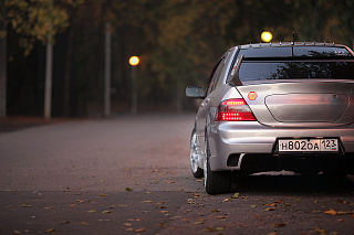 Задний бампер Mitsubishi Lancer 9 IX в стиле EVO (2003-2009)