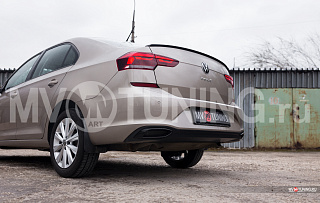NEW Лип спойлер для VW Polo Liftback 2020 - 2023 + УСТАНОВОЧНЫЙ КОМПЛЕКТ
