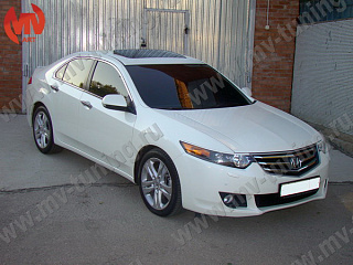 Реснички на фары узкие var №1 Honda Accord 8(VIII) / Acura TSX (CU/CW) (2008-2013) + УСТАНОВОЧНЫЙ КОМПЛЕКТ