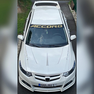 Бампер передний "Modulo Style" Honda Accord 8 (VIII) / Acura TSX (CU/CW) (2008-2013) + УСТАНОВОЧНЫЙ КОМПЛЕКТ
