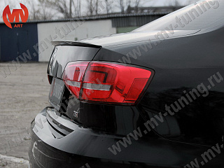 Лип спойлер VW Jetta VI (2015 - 2018) + УСТАНОВОЧНЫЙ КОМПЛЕКТ