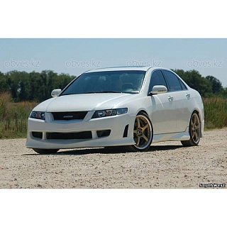 Пороги Mugen Style var №1(дорестайл) для Honda Accord 7 (VII) / ACURA TSX (2002-2008)  + УСТАНОВОЧНЫЙ КОМПЛЕКТ