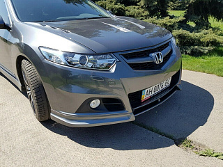 Updated, Обновленная версия! Решетка радиатора "Modulo Style" var №5 Honda Accord 8 (VIII) / Acura TSX(CU/CW) (2008-2010) Updated + УСТАНОВОЧНЫЙ КОМПЛЕКТ
