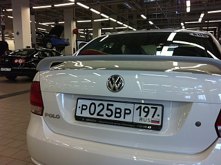 Спойлер высокий VW Polo Sedan (2010 - 2020)
