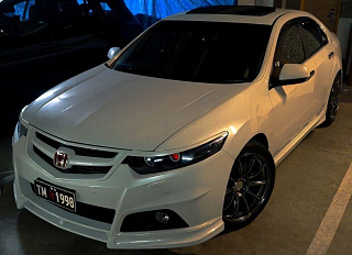 Updated, Обновленная версия! Решетка радиатора "Modulo Style" var №5 Honda Accord 8 (VIII) / Acura TSX(CU/CW) (2008-2010) Updated + УСТАНОВОЧНЫЙ КОМПЛЕКТ