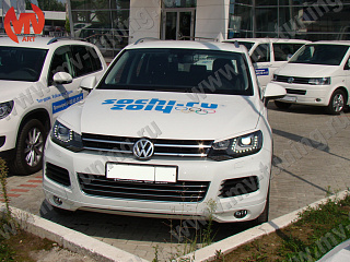 Реснички на фары VW Touareg NF (2nd generation) (2010-2015) + УСТАНОВОЧНЫЙ КОМПЛЕКТ